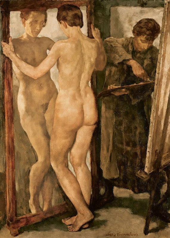 Lotte Laserstein - At the mirror, 1930 31