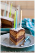 1 gros gâteau d'anniversaire tout simple au chocolat 5-2