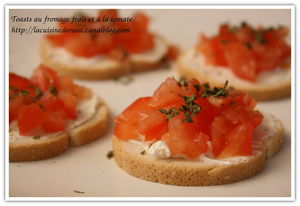 recettes Toasts aux chèvres panés