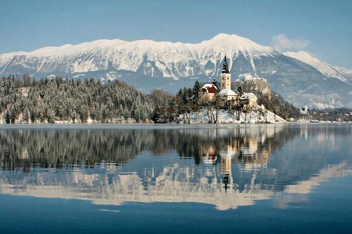 Le lac Bled, Slovénie