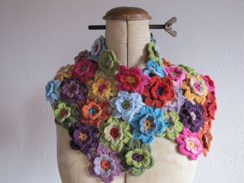 étole fleurs 005