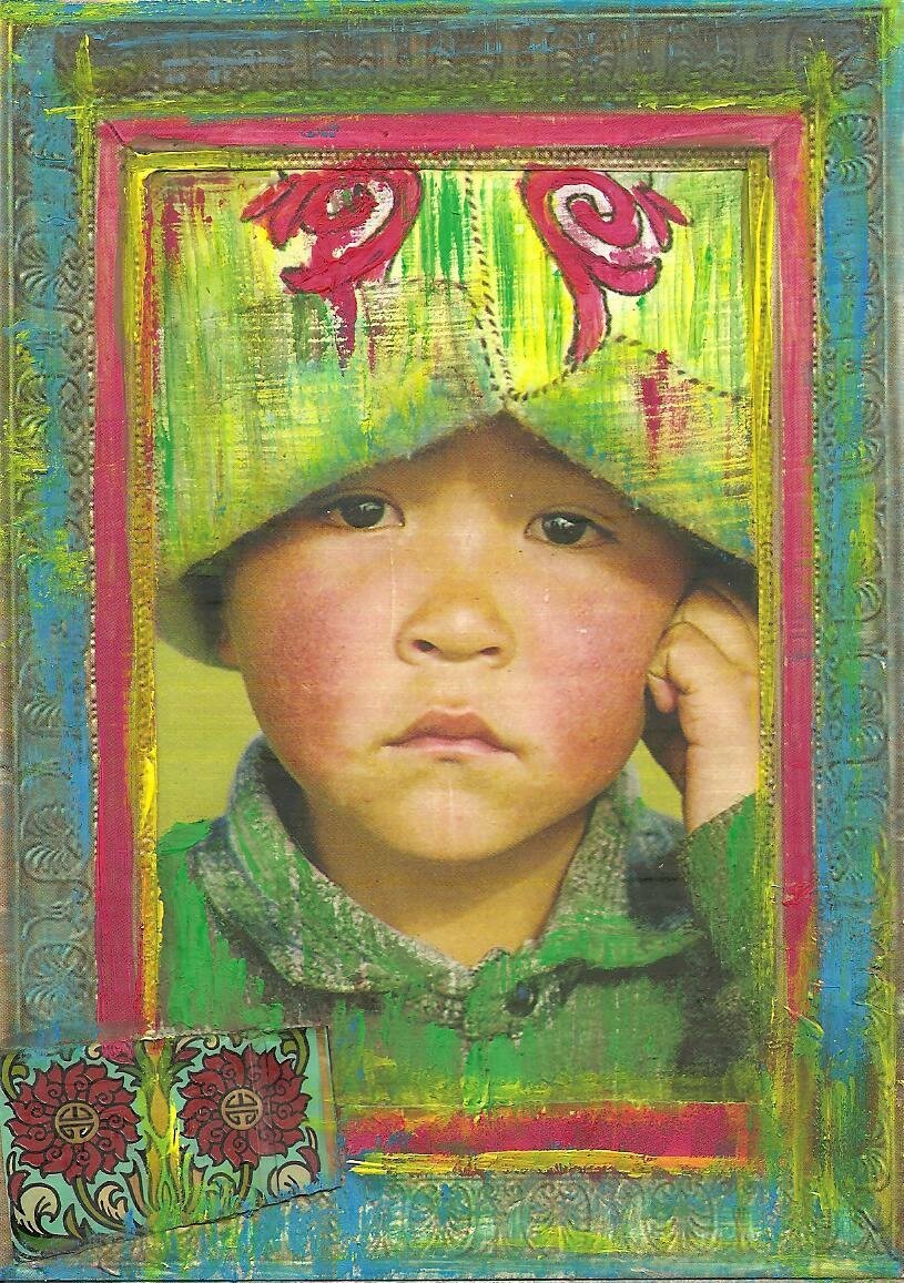 Enfant nomade 18x24 cm