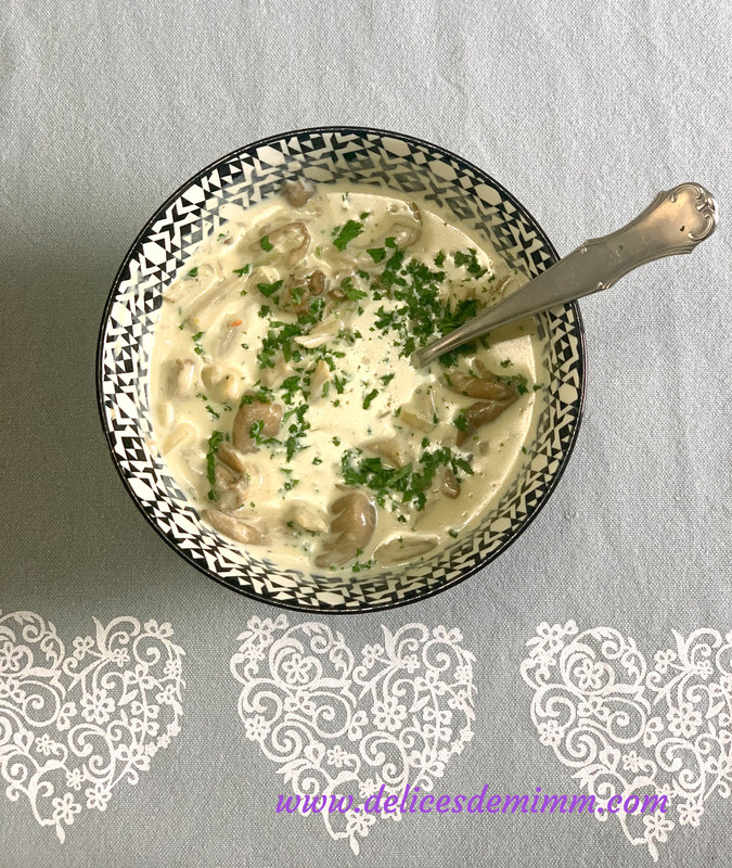 Sauce aux pleurotes