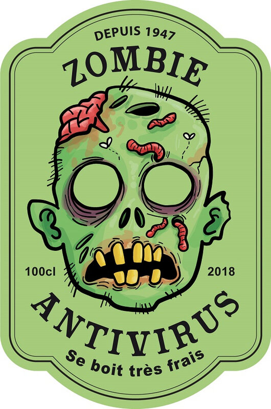 label zombie antivirus antidote virus