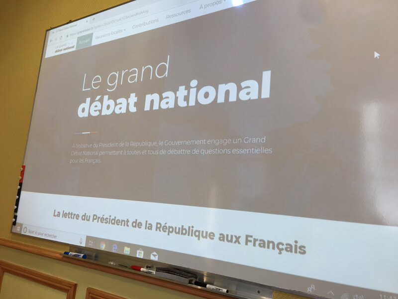 Grand Débat National_point-presse_Avranches_février_2019