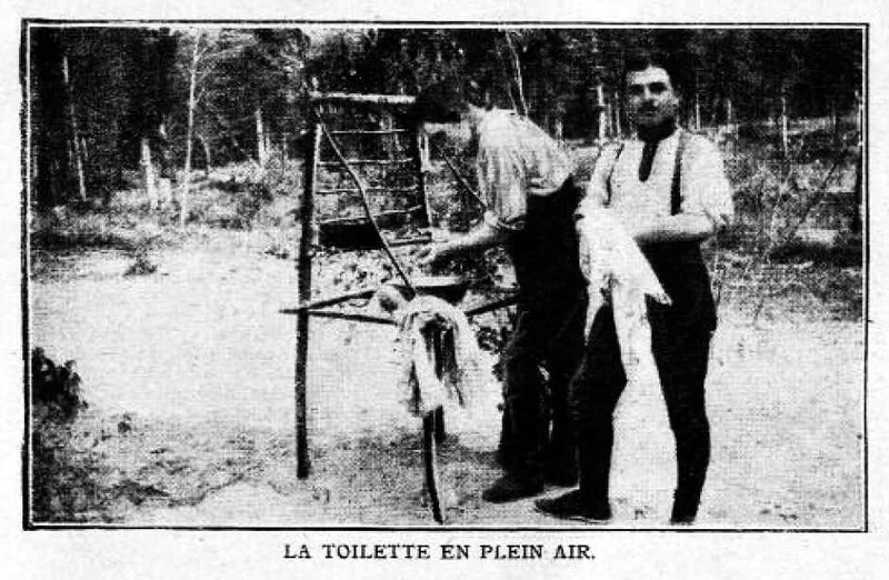 Toilette en plein air
