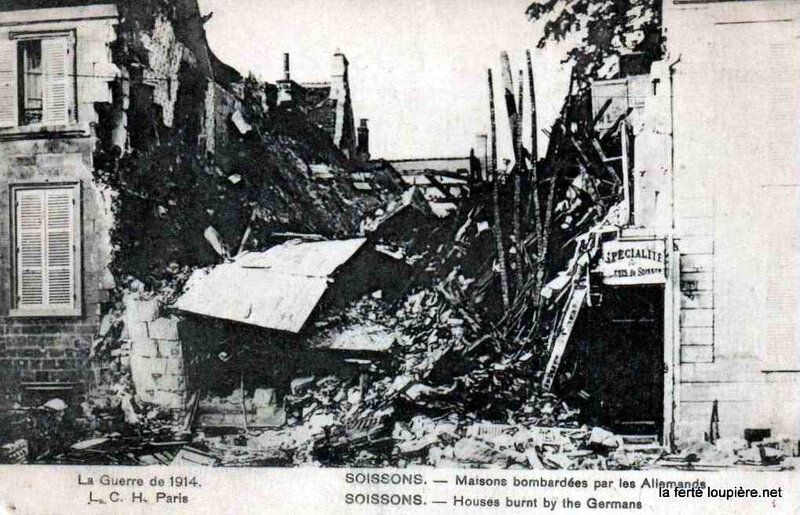 soissons maisons bombardées