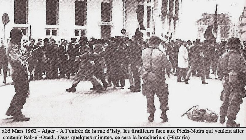 26 mars 1962 alger le massacre de la rue d'isly