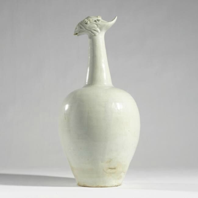 A Qingbai-type phoenix-head ewer, 10th century