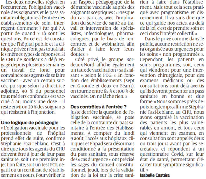 2021 08 07 SO Comment l'hôpital public et les cliniques privées se préparent2