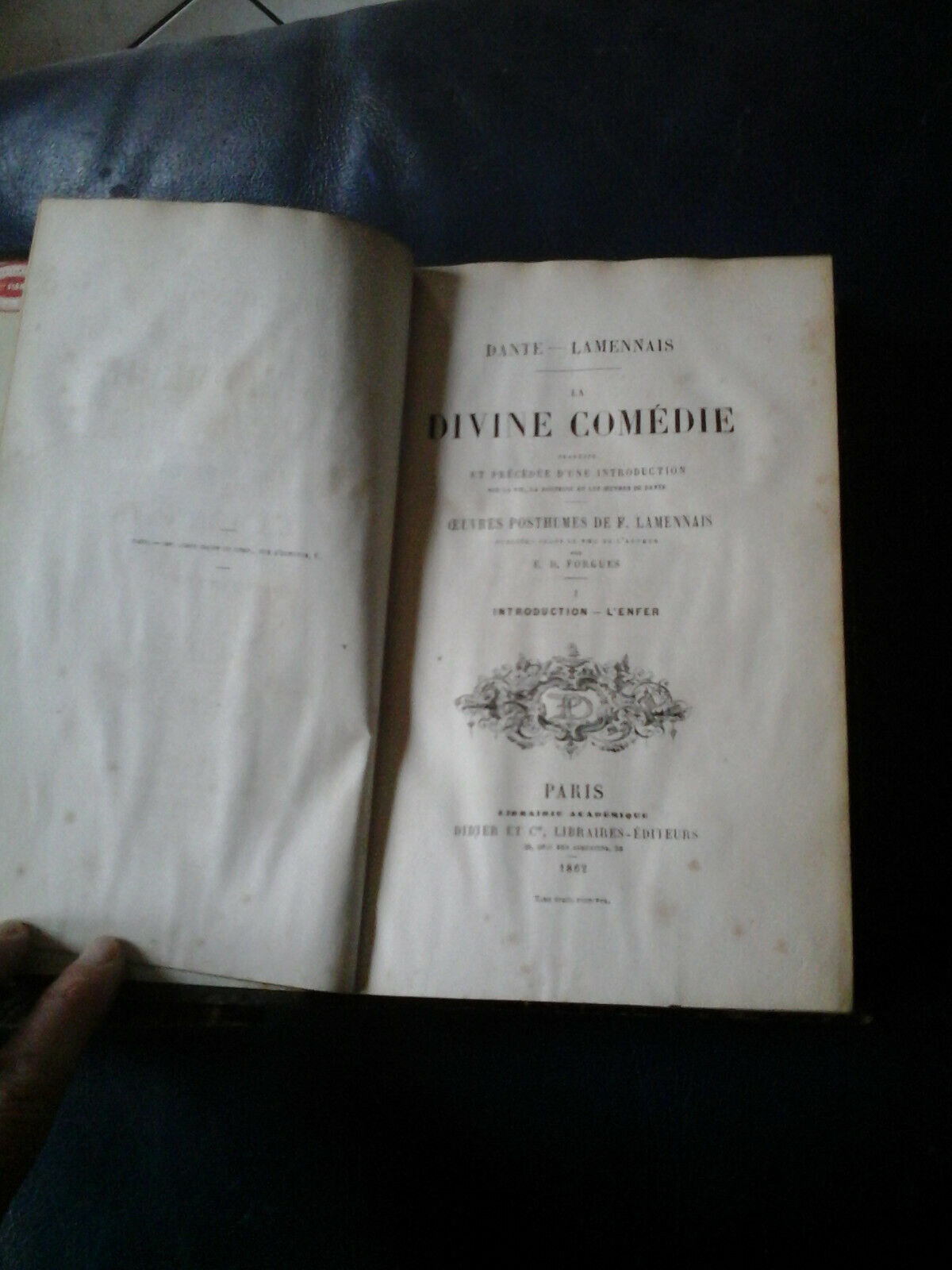 lamennais divine comédie