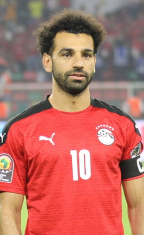 Le joueur de foot Mohamed Salah
