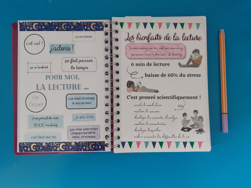Carnet De Lecteur Page De Garde 6ème : Le carnet de lecteur 2021-2022 - blOg-O-nOisettes