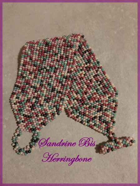 Bracelet Herringbone multicolore 3