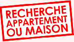 Recherche appartement ou maison