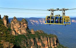 The funicular of the Blue Mountains