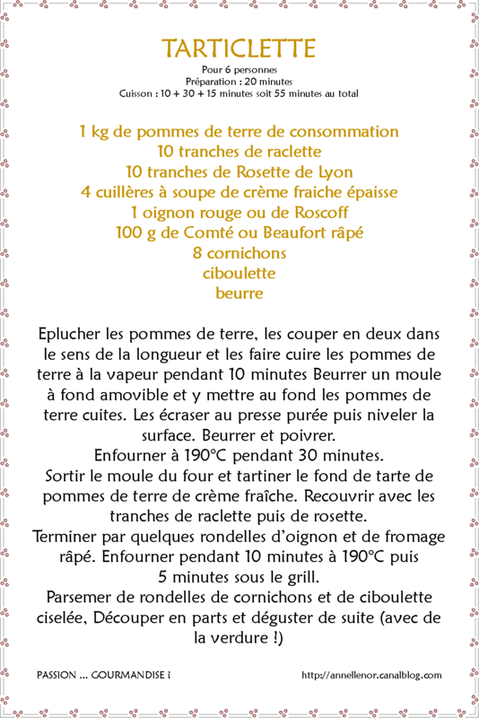 Tarticlette_fiche
