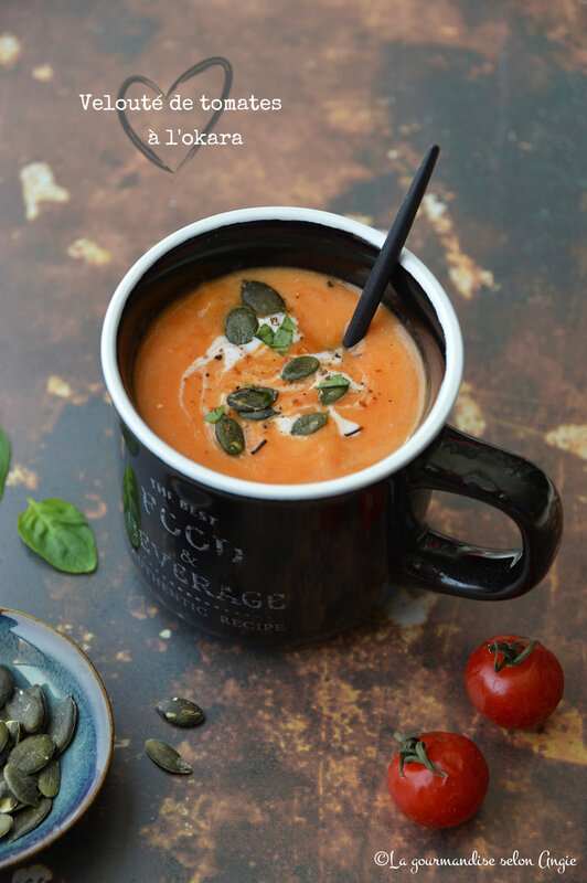 velouté tomates okara vegan sans gluten