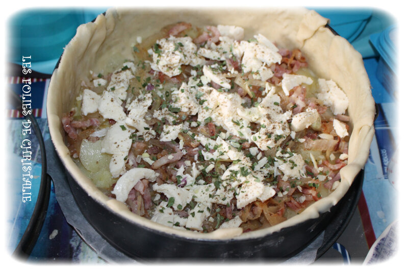 Tourte lardons pommes de terre 5