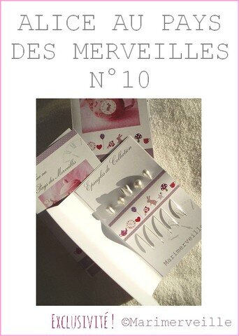 Epingles marimerveille Alice au pays des merveilles N°10