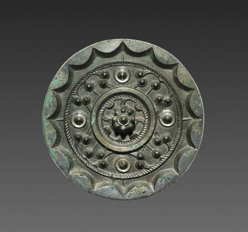 Mirror with Clouds and Nebulae, 200-100 BC, China, Western Han dynasty (202 BC-AD 9)