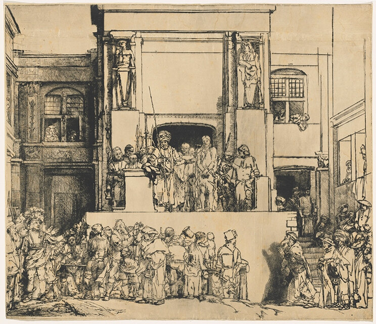 Rembrandt Harmensz. van Rijn’s (1606-1669), Christ Presented to The People (‘Ecce Homo’)