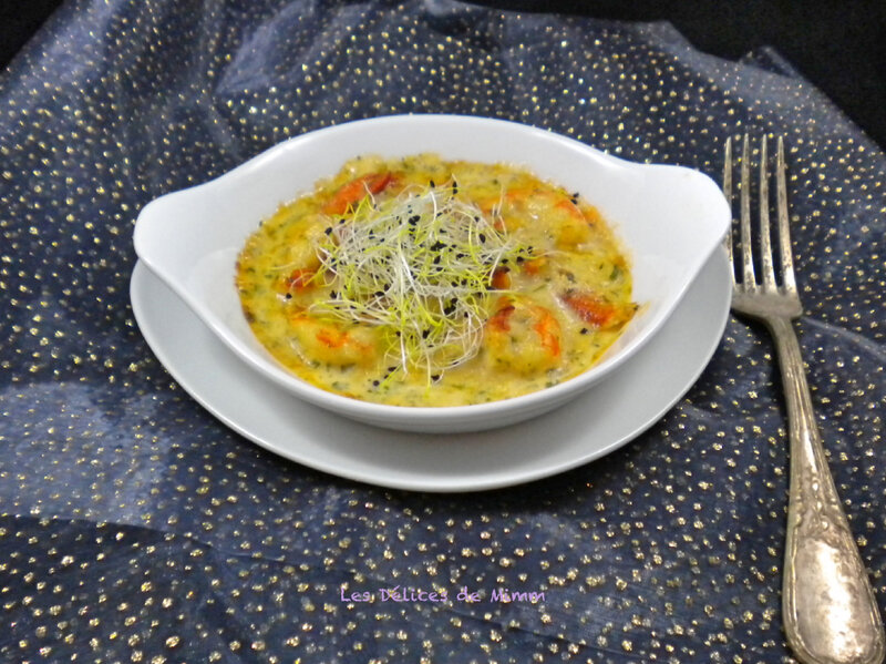 Cassolette de homard et scampis et une petite bisque en prime 3