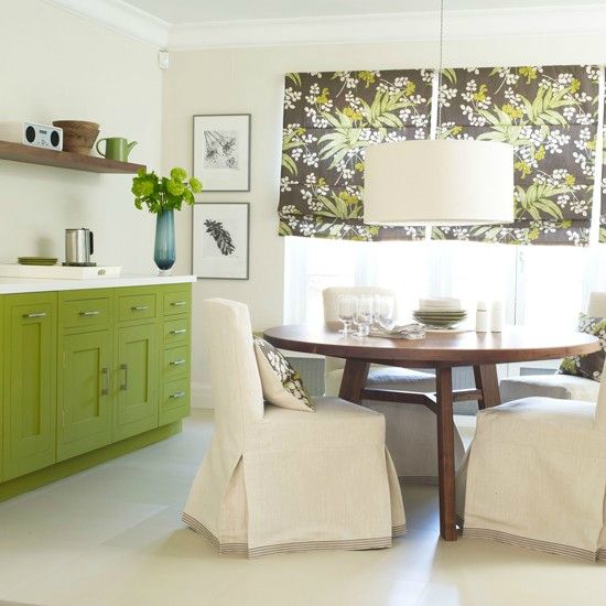 Green-kitchen-cabinets
