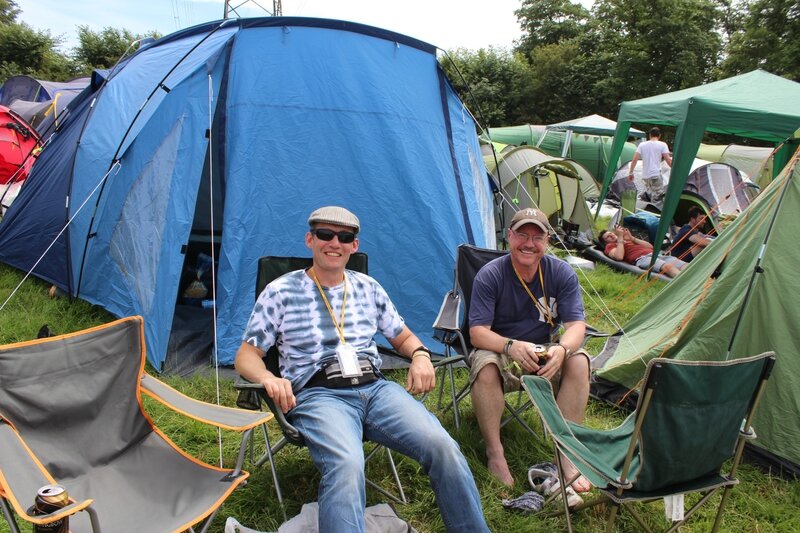 Glastonbury festival 2014 Simon Dean et Robert Clements