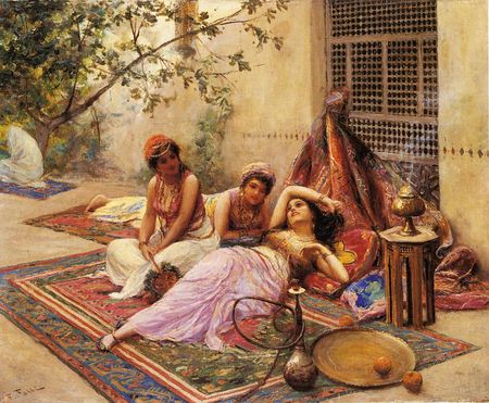 fabio_fabbi_italian_painter1861_1946_girls_of_the_harem