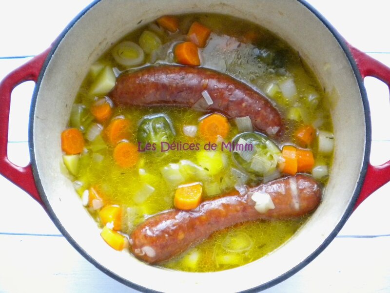 Soupe paysanne aux saucisses de Montbéliard 2