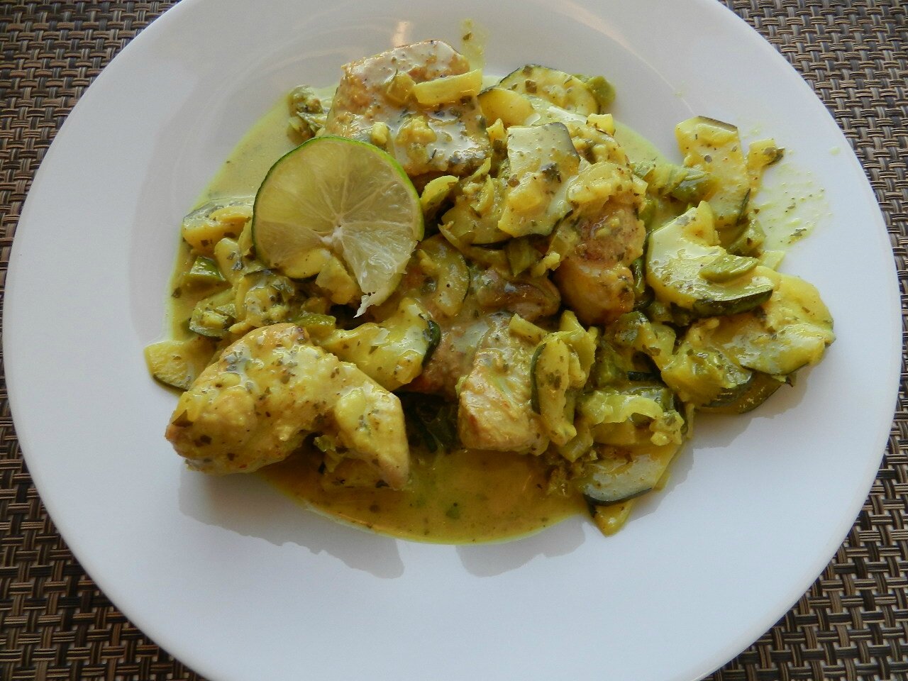colombo de porc au citron vert § lait de coco - c'est pas d'la tarte