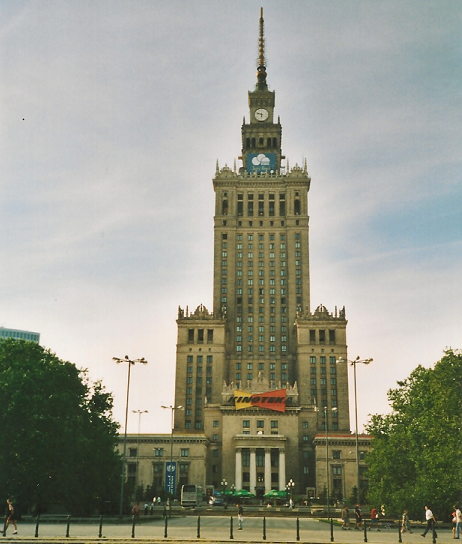 Varsovie - bâtiment emblématique du communisme