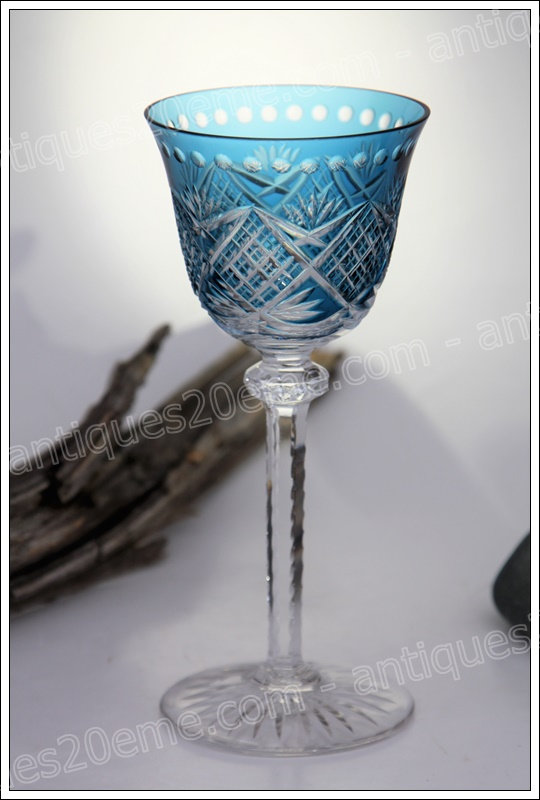 Verres à vin du Rhin Roemer St Louis Tommy taille 904, Antiques20ème