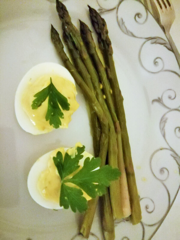 oeufs mayonnaise asperges
