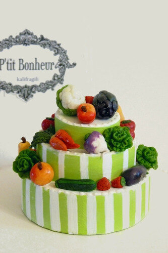 Mini gâteau d'anniversaire végan