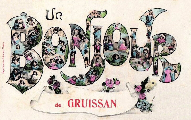 CPA Gruissan Un bonjour