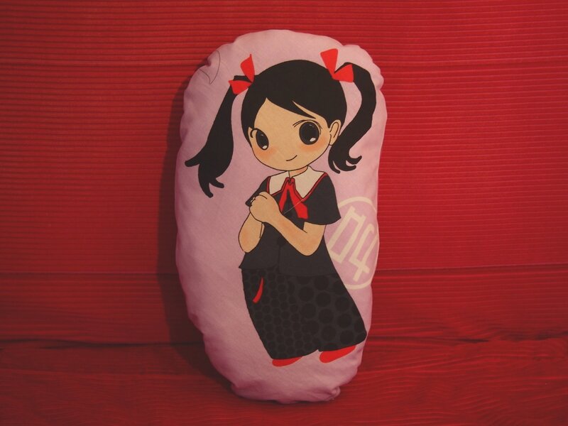 Coussin aux personnages kawaï