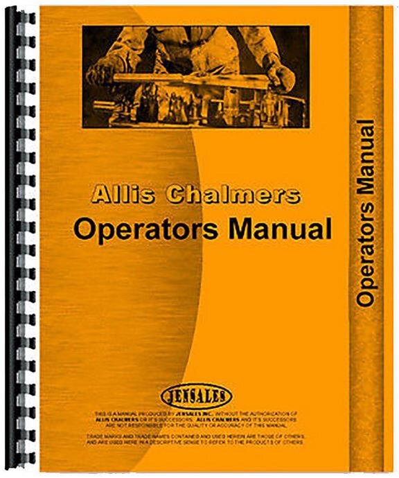 Allis-Chalmers Operators Manual (GB)