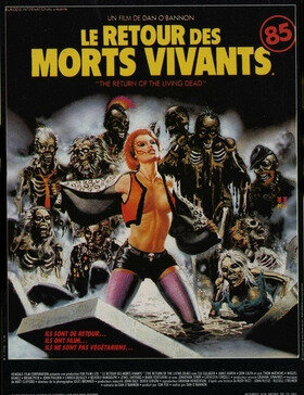 Retour des morts vivants - Affiche