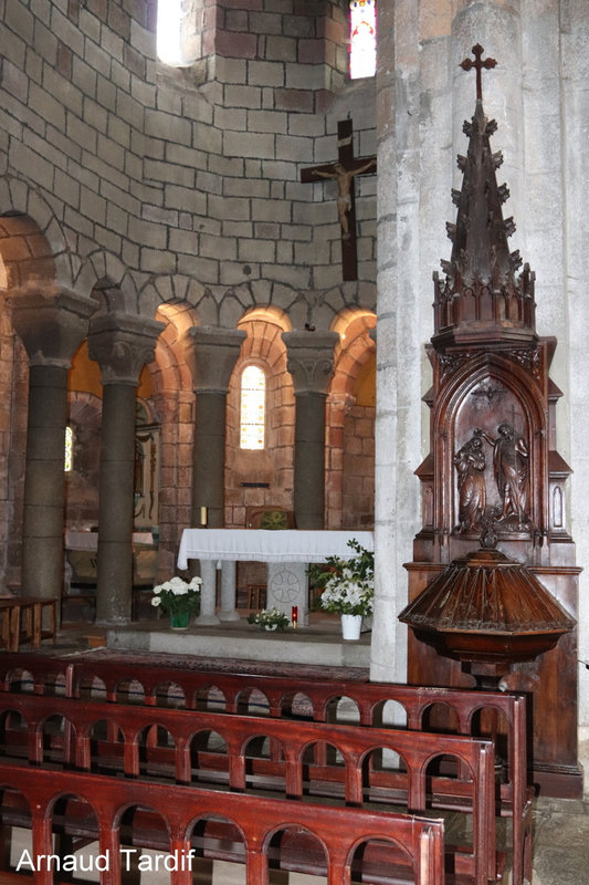 001385 Aubrac Juin 2023 - Cantal - St Urcize - Eglise Romane
