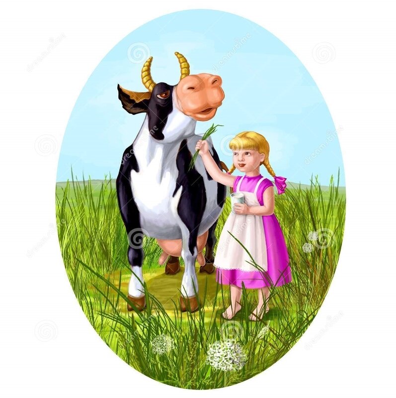 Noisiel la-petite-fille-caucasienne-alimente-la-vache-19470600