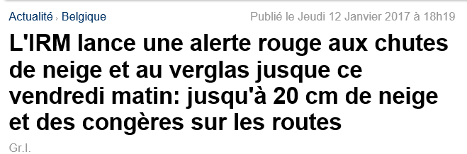 alertes rouges