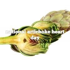 Résultat de recherche d'images pour "artichoke heart day"