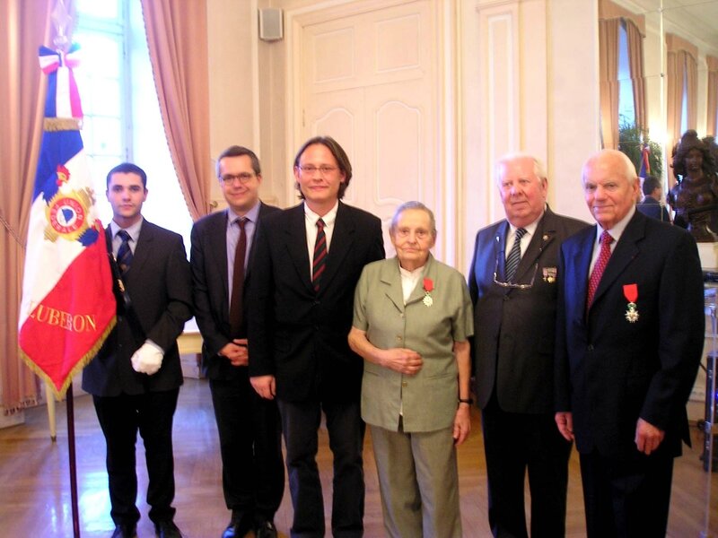 Légion d'honneur Madame Mireille Garcin