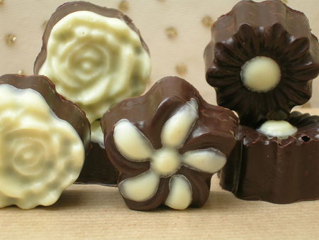 PralinesFleursTruffePistaches