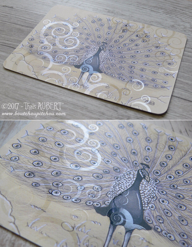 carte inktober paon (8)