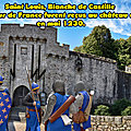 Saint Louis, <b>Blanche</b> de <b>Castille</b> et toute la cour de France furent reçus au château de Clisson, en mai 1230