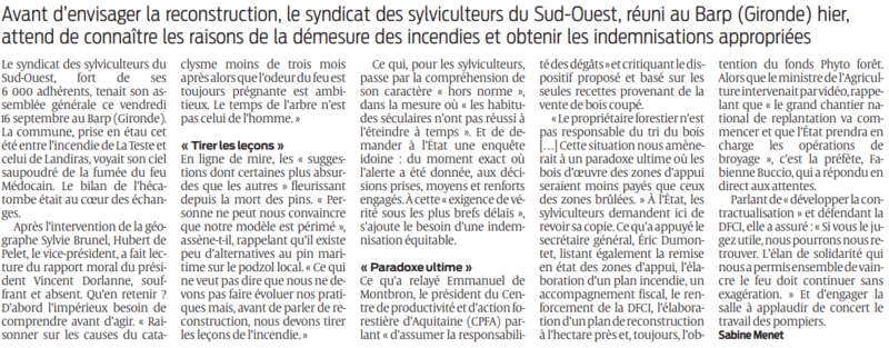2022 09 17 SO Les sylviculteurs du Sud-Ouest