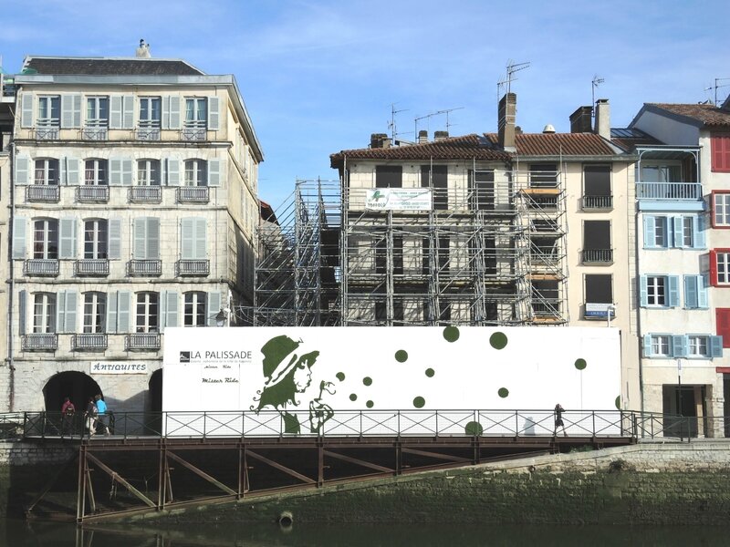 Bayonne, fresqaue de travaux (64)